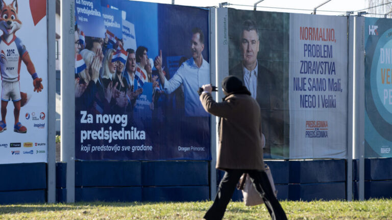 Croatia votes for president as incumbent looks favoured to win